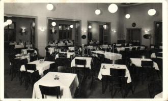 Munkács, Csillag nagyszálló, étterem, belső / hotel restaurant, interior