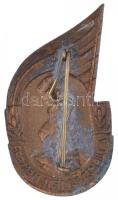 ~1950-1960. "A turisztika ifjú mestere" zománcozott Br jelvény (49x27mm) T:2