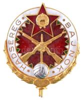 ~1960. "Hadsereg Bajnok" arany fokozat, aranyozott, zománcozott jelvény T:2