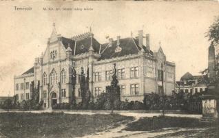 Temesvár, M. kir. áll. felsőbb leány iskola / girl school