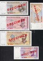Bosznia Hercegovina 1998. "SPECIMEN" (Minta) sor 5M,10M,20M,50M,100M T:I