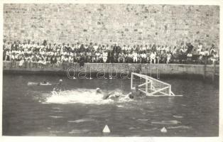 1931 Dubrovnik, magyar-jugoszláv vízilabda mérközés / Hungarian-Yugoslavian Water polo match, photo