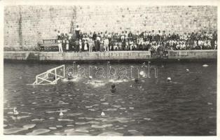 1931 Dubrovnik, magyar-jugoszláv vízilabda mérközés / Hungarian-Yugoslavian Water polo match, photo