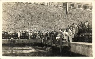 1931 Dubrovnik, magyar-jugoszláv úszóverseny / Hungarian-Yugoslavian swimming race, photo