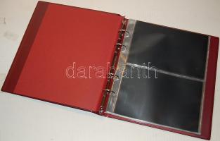 Lindner berakó bankjegyekhez, 25db osztott lappal, bordó