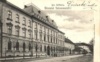 Debrecen, Kir. Ítélőtábla, kiadja Pongrácz Géza (EK)