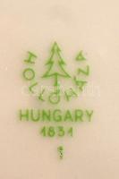 Hollóházi Erika mintás váza, jelzett, matricás, hibátlan, m:31 cm