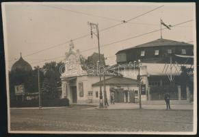 1938 Bp.XIV., A Fővárosi cirkusz, hátoldalon feliratozva, 8x6 cm
