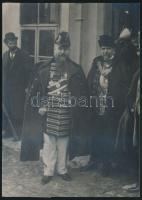 1914 Hartwig Miklós belgrádi orosz követ, hátoldalon feliratozva, 11x16 cm