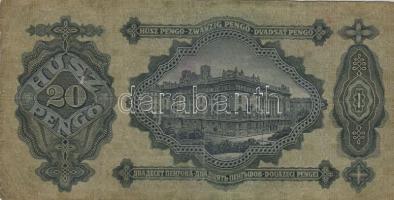 1930. 20P erősen lecsúszott sorszámmal! T:III/IV+