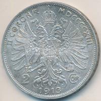 Ausztria 1913. 2K Ag "Ferenc József" T:2,2-
Austria 1913. 2 Corona Ag "Franz Joseph&q...