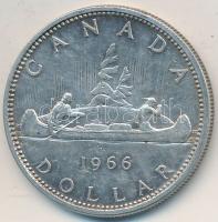 Kanada 1966. 1$ Ag "II. Erzsébet" T:2
Canada 1966. 1 Dollar Ag "Elizabeth II" C:...