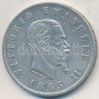 Olaszország 1863BN 2L Ag "II. Viktor Emanuel" T:2-
Italy 1863BN 2 Lira Ag "Vittorio E...