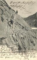 Chamonix, Passage des Ponts / mountain climbers (EK)