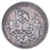 Szárnovszky Ferenc (1863-1903) 1892. "Szent László érem" fémjelzett Ag emlékérem. "ID...