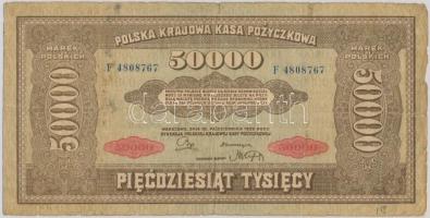 Lengyelország 1922. 50.000M T:III,III-
Poland 1922. 50.000 Marek C:F,VG
Krause 33