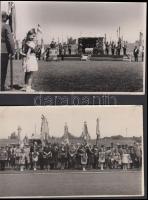Tiszavölgyi József: Vitéz avatási ünnepség a Margit szigeten? 2 db fotólap (egyik hajtott)