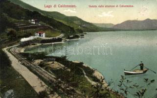 Lago di Caldonazzo, Calceranica al Lago, railway station, locomotive (fa)