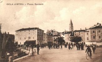Istria, Piazza Garibaldi / square, cafe (EK)