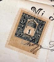 1911 Brassó, Brassó szab. kir. r.t. város ipartestülete által adományozott hangszerkészítő litho mes...