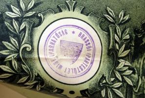 1911 Brassó, Brassó szab. kir. r.t. város ipartestülete által adományozott hangszerkészítő litho mes...