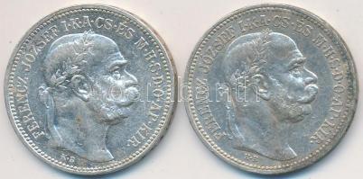 1915KB 1K Ag "Ferenc József" (2x) T:2,2-