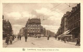 Luxembourg, Avenue Adolphe, Avenue de la Gare, Hotel Staar, Bank (EK)