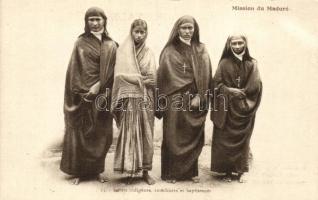 Mission du Madure, Native, catechist and baptist nuns