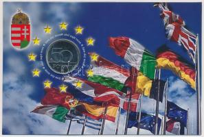 2004. 50Ft "Magyarország az EU tagja" elsőnapi veret sorszámozott emléklapon T:BU