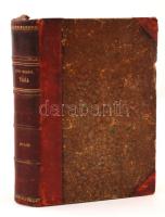 1895 Bp., Erdészeti rendeletek tára erdőbirtokosok, erdészeti ügyekkel foglalkozók és erdőtisztek számára, I-IV. és V-IX. évfolyam, kiadja az Országos Erdészeti Egyesület, bordázott gerincű, aranyozott félbőr kötésben