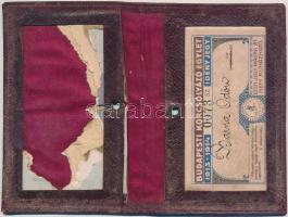 1913-1914 A Budapesti Korcsolyázó Egylet névre szóló idényjegye, a fénykép hiányzik