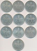 1994. 200Ft Ag "Deák" (10x) T:2,2-