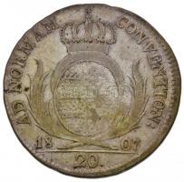 Német Államok / Württemberg / Stuttgart 1807ILW 20kr Ag "I. Frigyes" (6,49g) T:3
German St...