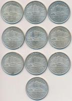 1993. 200Ft Ag "MNB" (10x) T:2,2-