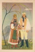 Erdély Örök Egyetlen Miénk! - Irredenta képeslapfüzet 14 grafikai lappal (pinx Gönczi-Gebhardt)