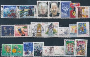 Europa CEPT 7 diff sets + 7 diff stamps, Europa CEPT 7 klf sor + 7 klf önálló érték