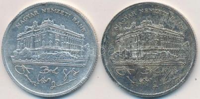 1992. 200Ft Ag "MNB" (2x) T:2,2-