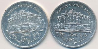 1992. 200Ft Ag "MNB" (2x) T:2,2-