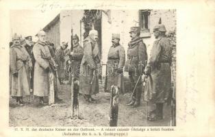 A német császár őfelsége a keleti fronton / Wilhelm II at the eastern front, WWI (EK)