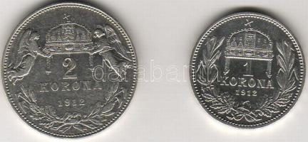 1912. 1K + 2K Ag T:2