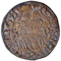 1482-1486K-P Denár Ag "I. Mátyás" (0,44g) T:3 patina Huszár: 719., Unger I.: 565.b