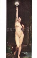 The truth / Erotic nude art postcard s: J. Lefebvre