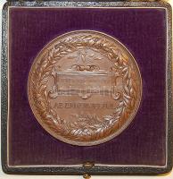 1885. "Országos Ált. Kiállítás" Br emlékplakett "Schickedanz Albertnek(a Hősők Tere É...