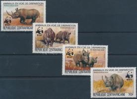1983 WWF Orrszarvúk sor Mi 985-988 A
