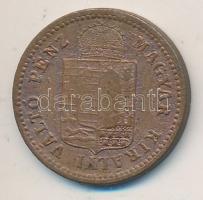 1885KB 1Kr Cu "Középcímer" T:2-,3
Adamo M4.1