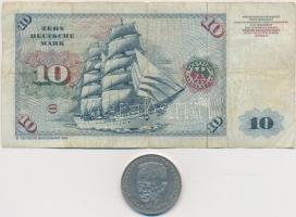 NSZK 1980. 10M + 1990D 2M Cu-Ni T:III,III-,2
FRG 1980. 10 Mark + 1990D 2 Mark Cu-Ni C:F,VG,XF