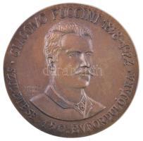 Horváth Sándor (1939-) 2008. "Giacomo Puccini (1858-1924) születése 150. évfordulójára" Br plakett (98mm) T:1-