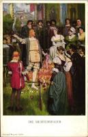 5 unused Wiener art postcards from Richard Wagner / Schiller series. M Munk Nr. 1113. and 861