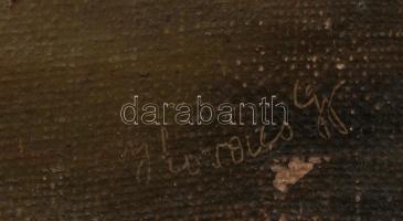 Kovács jelzéssel: Virágcsendélet. Olaj, vászon, 50×40 cm