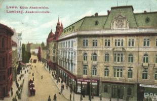 Lviv, Lwów, Lemberg; Ulica Akademicka / street (EK)